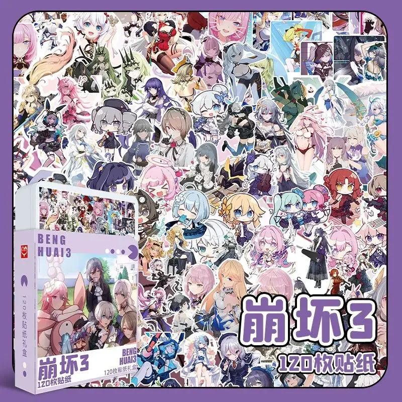 Honkai Impact 3rd 120Pcs/Set Cute Waterproof Handbook Sticker Graffiti for Laptop Luggage Skateboard Guitar Decal Scrapbook Toy
Honkai Impact 3rd 120Pcs/Set Cute Waterproof Handbook Sticker Graffiti for Laptop Luggage Skateboard Guitar Decal Scrapbook Toy