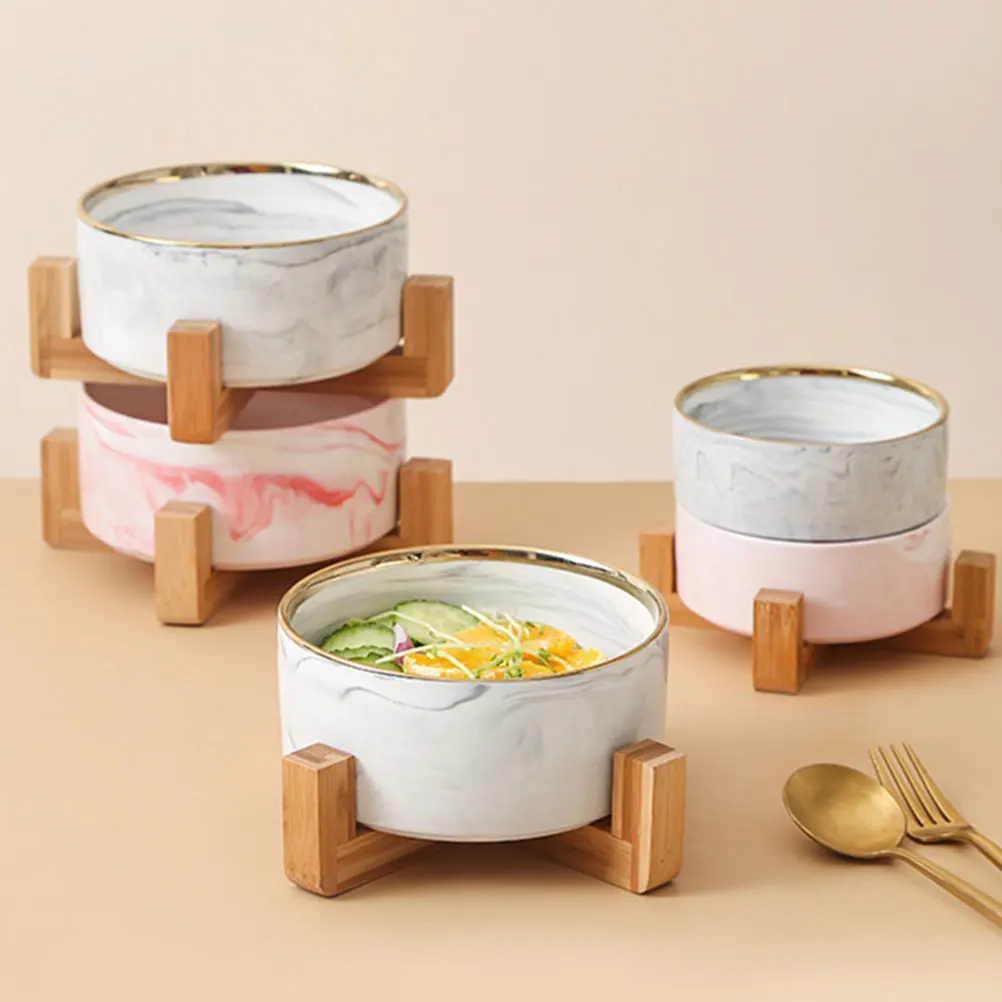 Marble Pattern Ceramic Dog Feeder Cat With Stand Soup Noodle Bowl Bowl Pet Dishes Set Kitchen Barware
Marble Pattern Ceramic Dog Feeder Cat With Stand Soup Noodle Bowl Bowl Pet Dishes Set Kitchen Barware