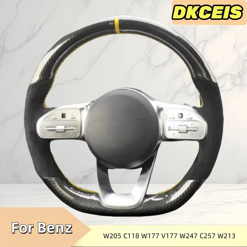 Car Steering Wheel Cover Carbon Fibre Suede Leather For Mercedes Benz W205 C118 W177 V177 Steering Cross Wheel Braiding Cover
Car Steering Wheel Cover Carbon Fibre Suede Leather For Mercedes Benz W205 C118 W177 V177 Steering Cross Wheel Braiding Cover