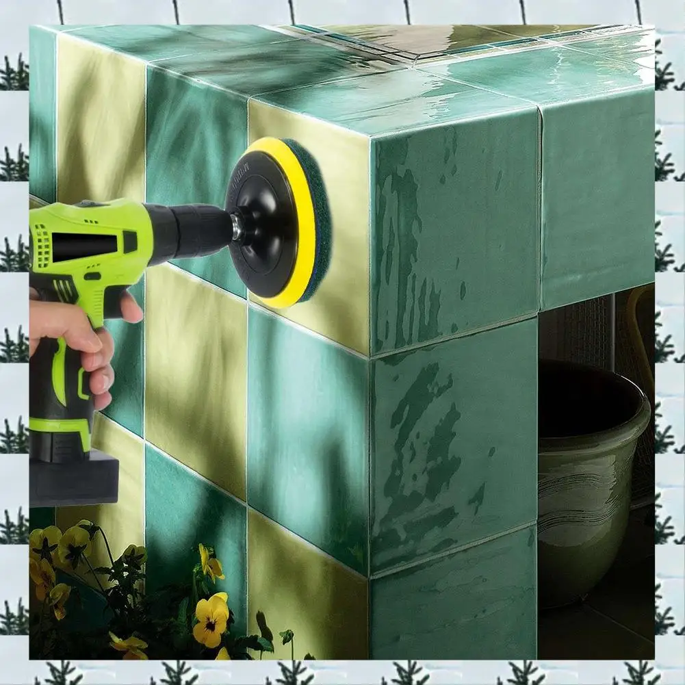 ABLG 16 Pcs 5 Inch Drill Power Brush Tile Scrubber Scouring Pads Cleaning Kit, (Drill NOT Included)
ABLG 16 Pcs 5 Inch Drill Power Brush Tile Scrubber Scouring Pads Cleaning Kit, (Drill NOT Included)
