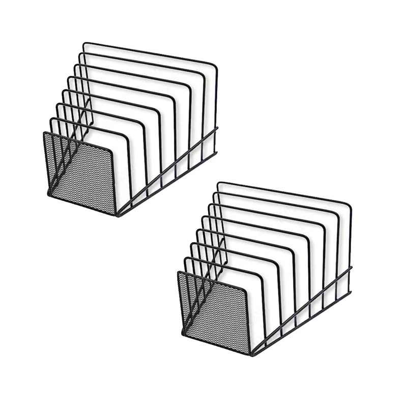 2 Pack Multi Step File Organizer Incline Desktop File Sorter Metal Wire Mesh Step File Letter Sorter, 7 Sections-AC47
2 Pack Multi Step File Organizer Incline Desktop File Sorter Metal Wire Mesh Step File Letter Sorter, 7 Sections-AC47