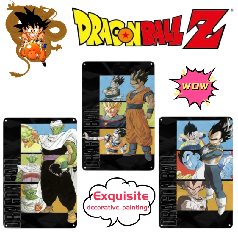 New Dragon Ball Son Goku Majin Buu Bulma Vegeta anime two-dimensional iron painting cartoon cute can hang wall decorations
New Dragon Ball Son Goku Majin Buu Bulma Vegeta anime two-dimensional iron painting cartoon cute can hang wall decorations