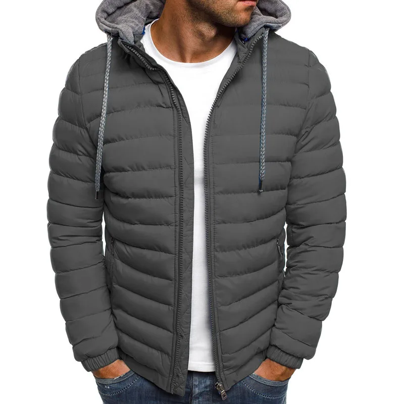 Men's Hooded Parkas Jacket Mens Winter Cotton-Padded Coat Male Windproof Outerwear Standard Fit Overcoat with Hat MY910
Men's Hooded Parkas Jacket Mens Winter Cotton-Padded Coat Male Windproof Outerwear Standard Fit Overcoat with Hat MY910