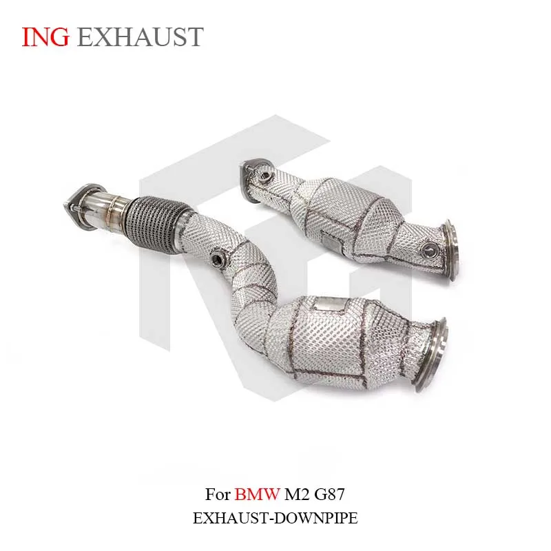 ING Header Catalytic Power Performance Downpipe for BMW M2 G87 3.0T Engine Large Displacement Exhaust Drain Pipe System
ING Header Catalytic Power Performance Downpipe for BMW M2 G87 3.0T Engine Large Displacement Exhaust Drain Pipe System