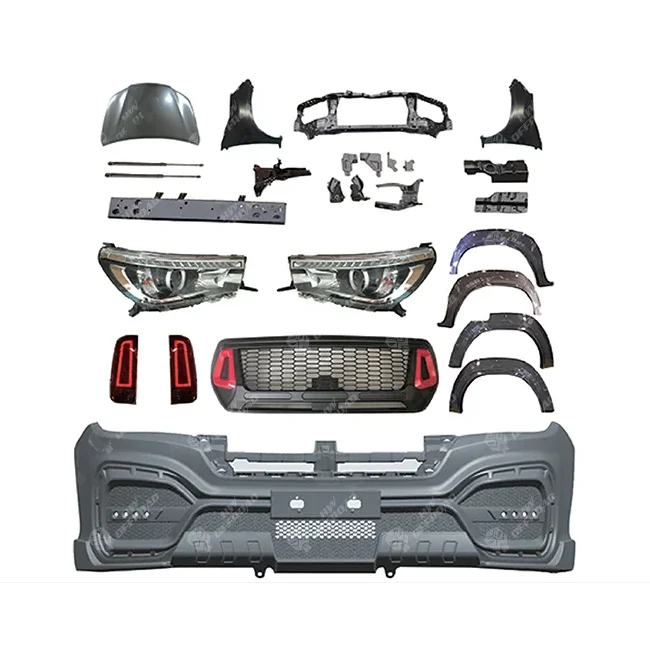newestOff-Road Upgrade AMG Style Auto Part Bumper Hood Body Kit for Toyota Hilux Vigo 2005-2014 Fender Flare Headlights Grille
newestOff-Road Upgrade AMG Style Auto Part Bumper Hood Body Kit for Toyota Hilux Vigo 2005-2014 Fender Flare Headlights Grille