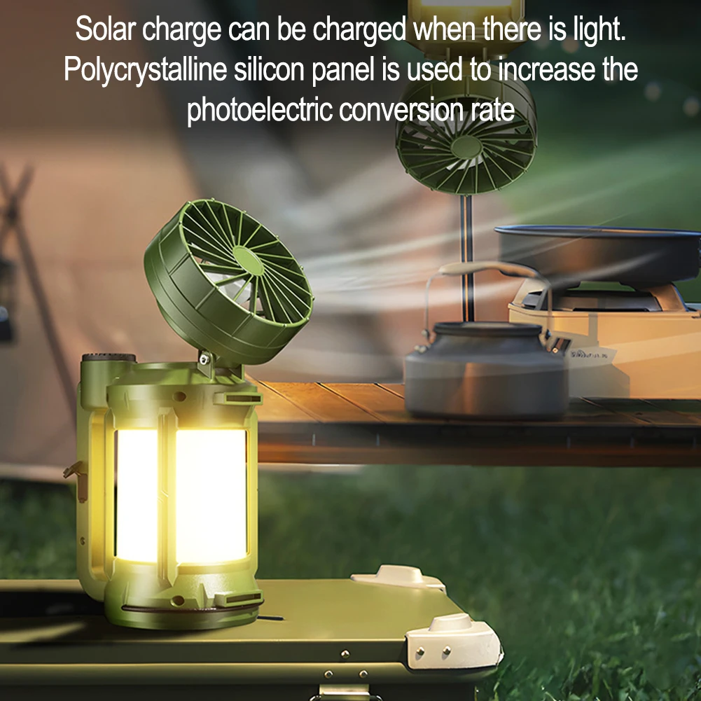 Solar-Powered Portable Camping Light & Fan Camping Lamp LED Flashlight Built In Battery Tent Lights Night Searchlight Tools Part
Solar-Powered Portable Camping Light & Fan Camping Lamp LED Flashlight Built In Battery Tent Lights Night Searchlight Tools Part