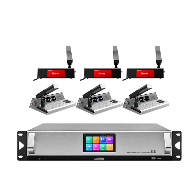 Full Digital network conference audio system support translation/discussion/sign in/voting
Full Digital network conference audio system support translation/discussion/sign in/voting