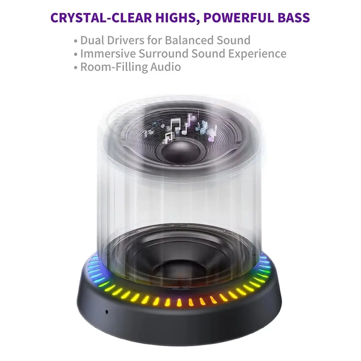#82J Consumer Electronics,Waterproof Bluetooth Speaker with Colorful LED Magnetic Cup White (White)
#82J Consumer Electronics,Waterproof Bluetooth Speaker with Colorful LED Magnetic Cup White (White)