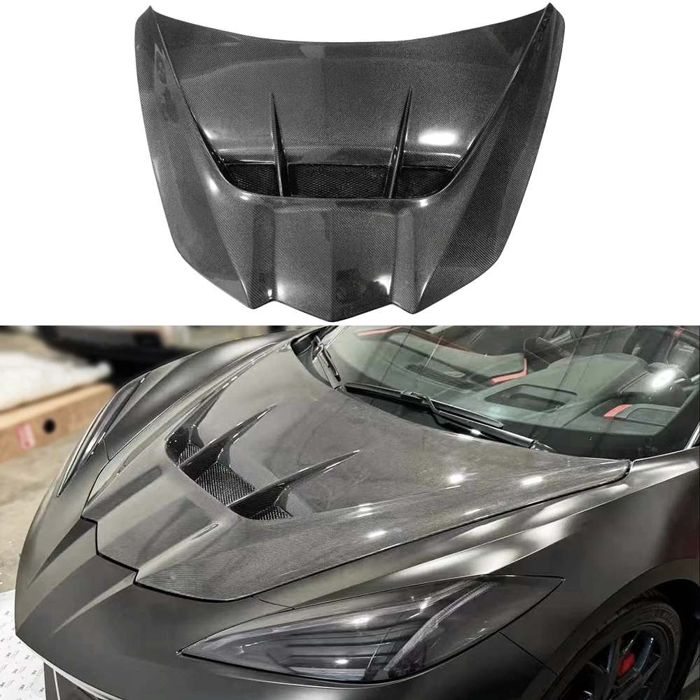 For C8 Corvette Stingray C8 E-ray Z06 Convertible 2019+ Carbon Fiber ZR1 Style Front Engine Hood
For C8 Corvette Stingray C8 E-ray Z06 Convertible 2019+ Carbon Fiber ZR1 Style Front Engine Hood