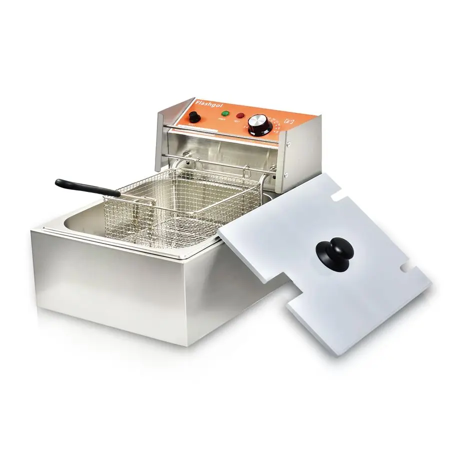 Фритюрница с корзиной, емкостью 612 л, регулируемая температура и таймер, нержавеющая сталь, с крышкой, подходит для домашнего коммерческого лагеря
Фритюрница с корзиной, емкостью 612 л, регулируемая температура и таймер, нержавеющая сталь, с крышкой, подходит для домашнего коммерческого лагеря