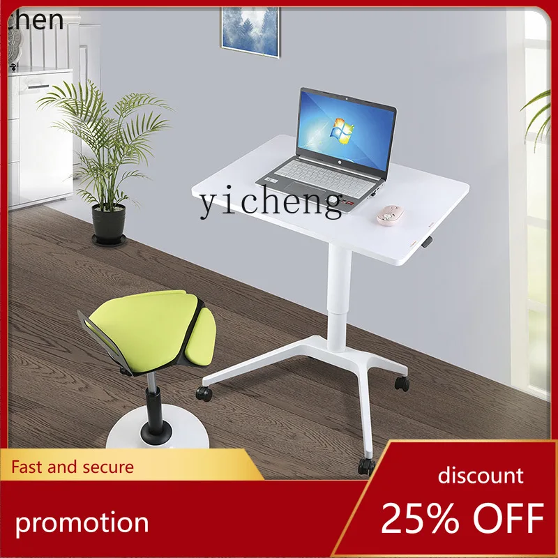 ZML Lectern Adjustable Movable Folding Small Lectern Table Classroom Training Conference Room Speaking