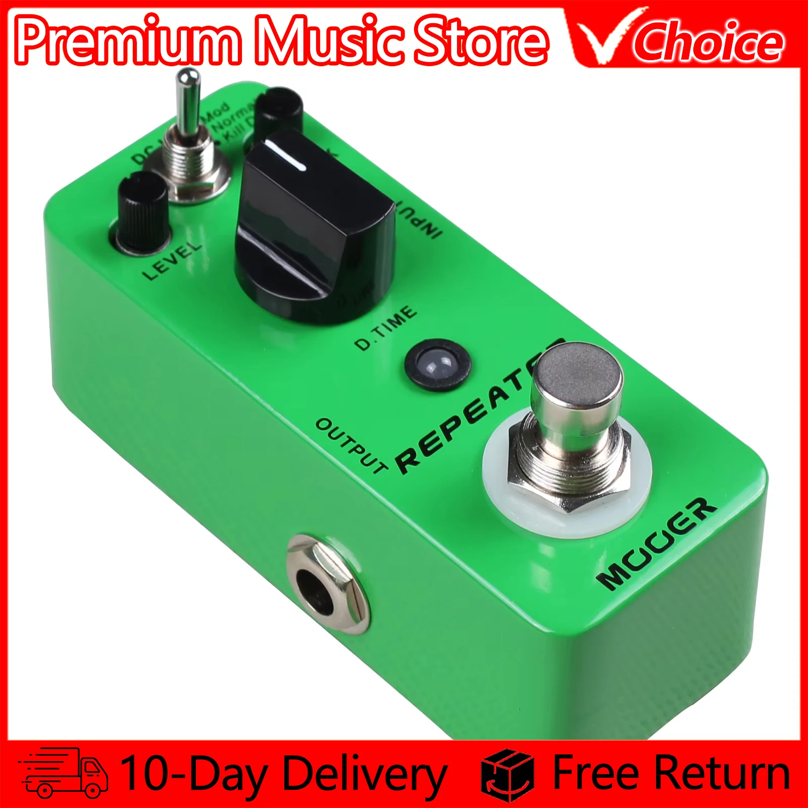 MOOER Guitar Pedal Repeater Digital Delay Effect 3 Working Modes Mod Normal Kill Dry Effects Pedal Guitar Parts Accessories
MOOER Guitar Pedal Repeater Digital Delay Effect 3 Working Modes Mod Normal Kill Dry Effects Pedal Guitar Parts Accessories