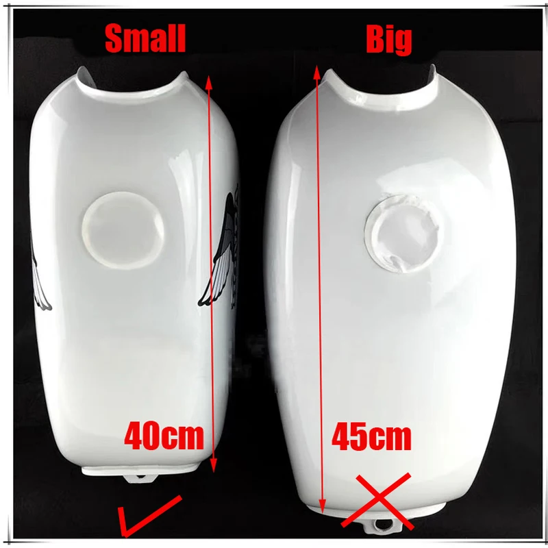 Motorcycle Modified Fuel Tank for Honda Dayun Haojin Jialing Loncin Haojin Lifan C70 JH70 CD70 Super Cub 70cc Small Petro Tank
Motorcycle Modified Fuel Tank for Honda Dayun Haojin Jialing Loncin Haojin Lifan C70 JH70 CD70 Super Cub 70cc Small Petro Tank