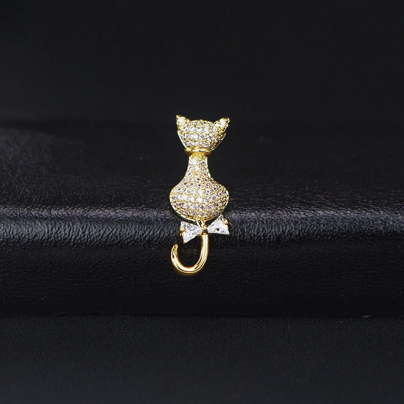 New High-end Brooch Women's Suit Jacket Collar Decoration Pin Accessory Niche Design Cute Cat Badge
New High-end Brooch Women's Suit Jacket Collar Decoration Pin Accessory Niche Design Cute Cat Badge
