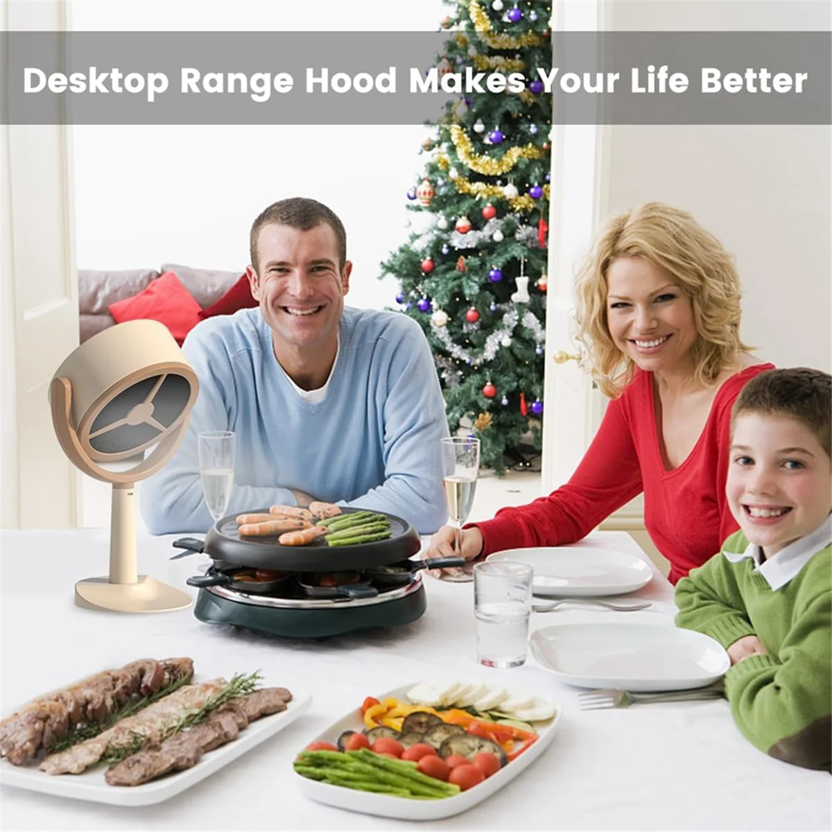 NEW Desktop Range Hood, Portable Range Hood with 2 Speed Exhaust Fan, Adjustable Hanging Mini Extractor Hood for BBQ A
NEW Desktop Range Hood, Portable Range Hood with 2 Speed Exhaust Fan, Adjustable Hanging Mini Extractor Hood for BBQ A