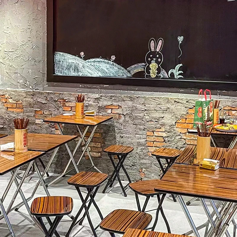 Portable folding stools in bars, minimalist restaurants, low stools, small square stools, leisure restaurants, folding tables
Portable folding stools in bars, minimalist restaurants, low stools, small square stools, leisure restaurants, folding tables