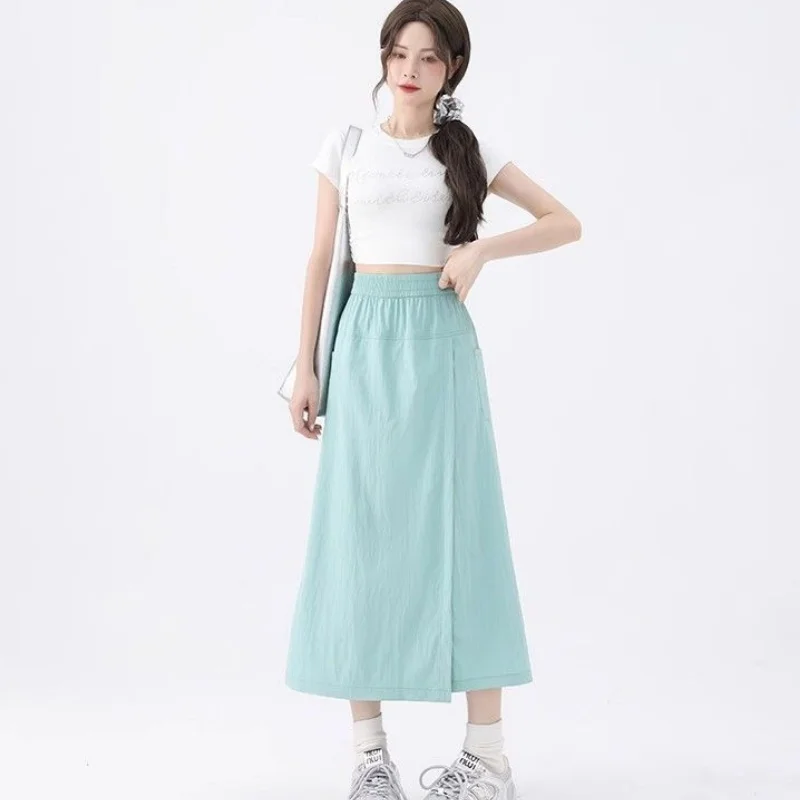 Women Skirt Pants Lady Yamamoto Style High Waist Slit Bodycon Cargo Skirt Pants Ladies Summer Fashion Casual Skirt
Women Skirt Pants Lady Yamamoto Style High Waist Slit Bodycon Cargo Skirt Pants Ladies Summer Fashion Casual Skirt