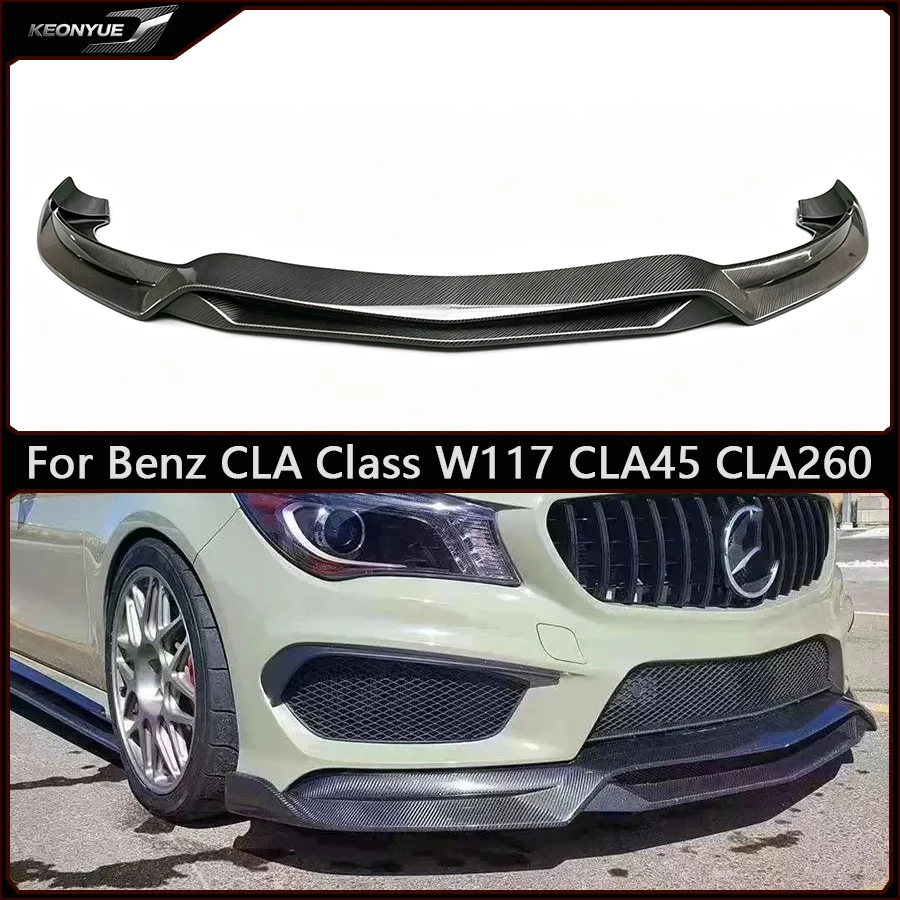 For Mercedes Benz CLA Class W117 CLA45 CLA260 Carbon Fiber Front lip Car Bumper Diffuser Chin Spoiler Car Accessories Body Kit
For Mercedes Benz CLA Class W117 CLA45 CLA260 Carbon Fiber Front lip Car Bumper Diffuser Chin Spoiler Car Accessories Body Kit