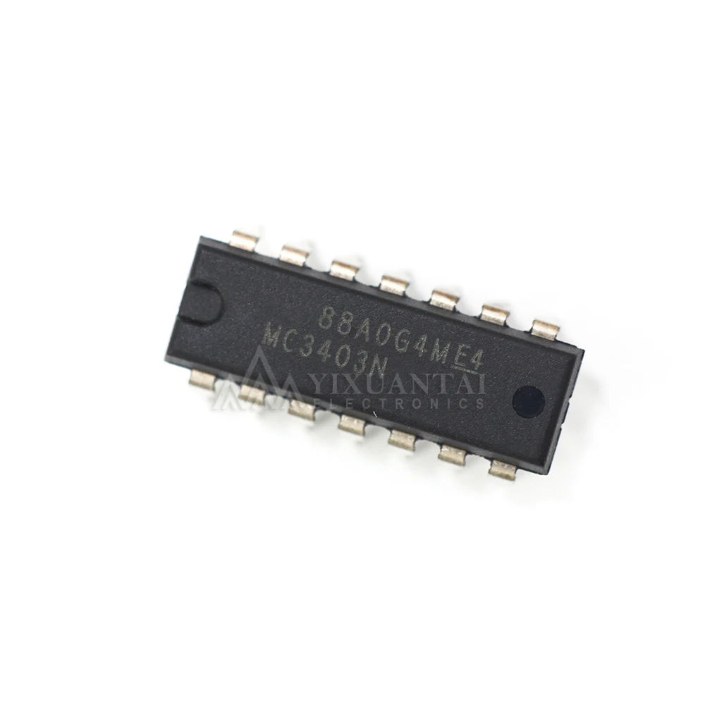 5pcs/lot MC3403N IC OPAMP GP 4 CIRCUIT 14DIP New Original
5pcs/lot MC3403N IC OPAMP GP 4 CIRCUIT 14DIP New Original