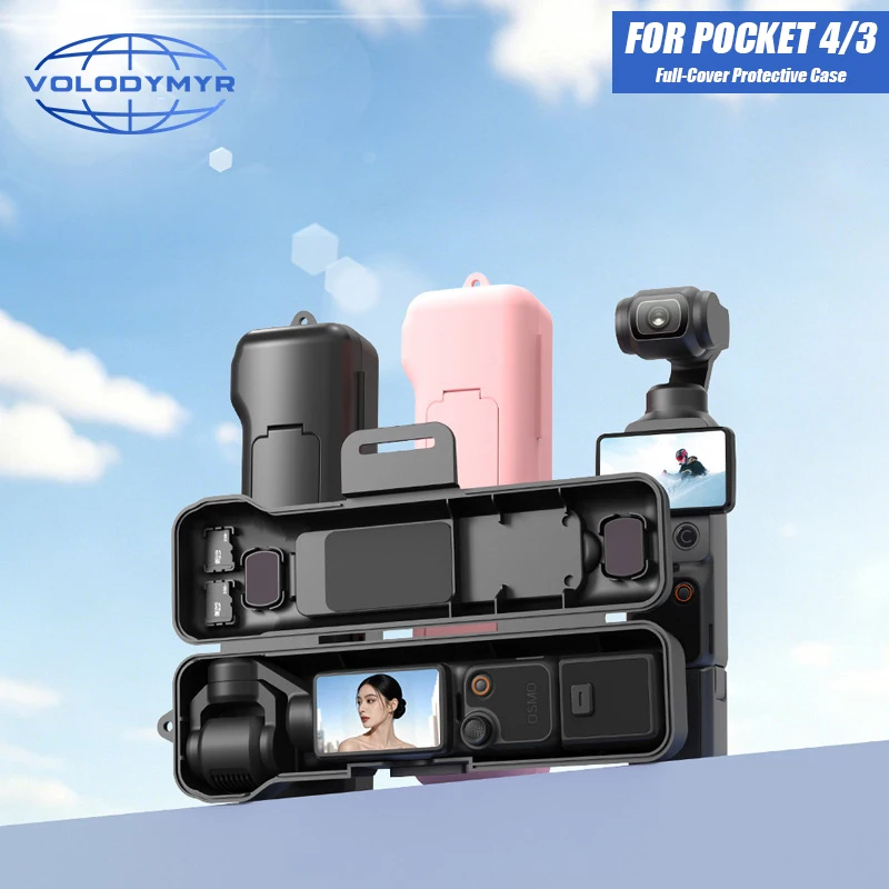 VOLODYMYR Full Coverage Flip Case for DJI Osmo Pocket 4 3 Shockproof Protective Shell with Built-in Filter Storage Box Accessory
VOLODYMYR Full Coverage Flip Case for DJI Osmo Pocket 4 3 Shockproof Protective Shell with Built-in Filter Storage Box Accessory