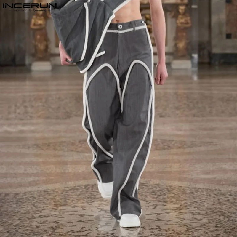 INCERUN Men Pants Patchwork Button Joggers Loose Casual Straight Trousers Men Streetwear 2025 Fashion Leisure Long Pants S-5XL
INCERUN Men Pants Patchwork Button Joggers Loose Casual Straight Trousers Men Streetwear 2025 Fashion Leisure Long Pants S-5XL