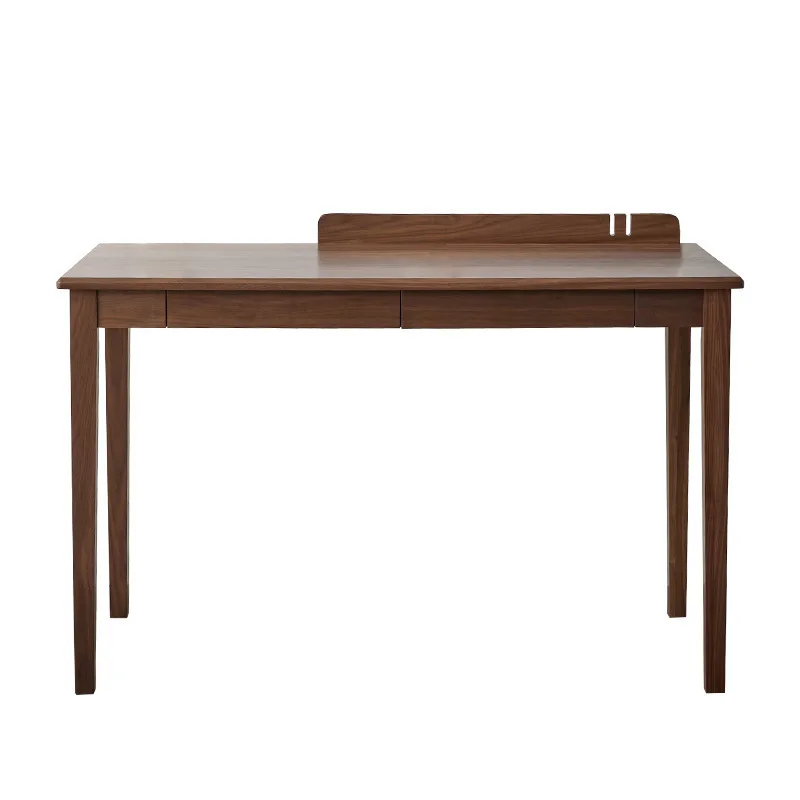 Nordic all solid wood, black walnut office log writing desk, white oak computer children's study table
Nordic all solid wood, black walnut office log writing desk, white oak computer children's study table