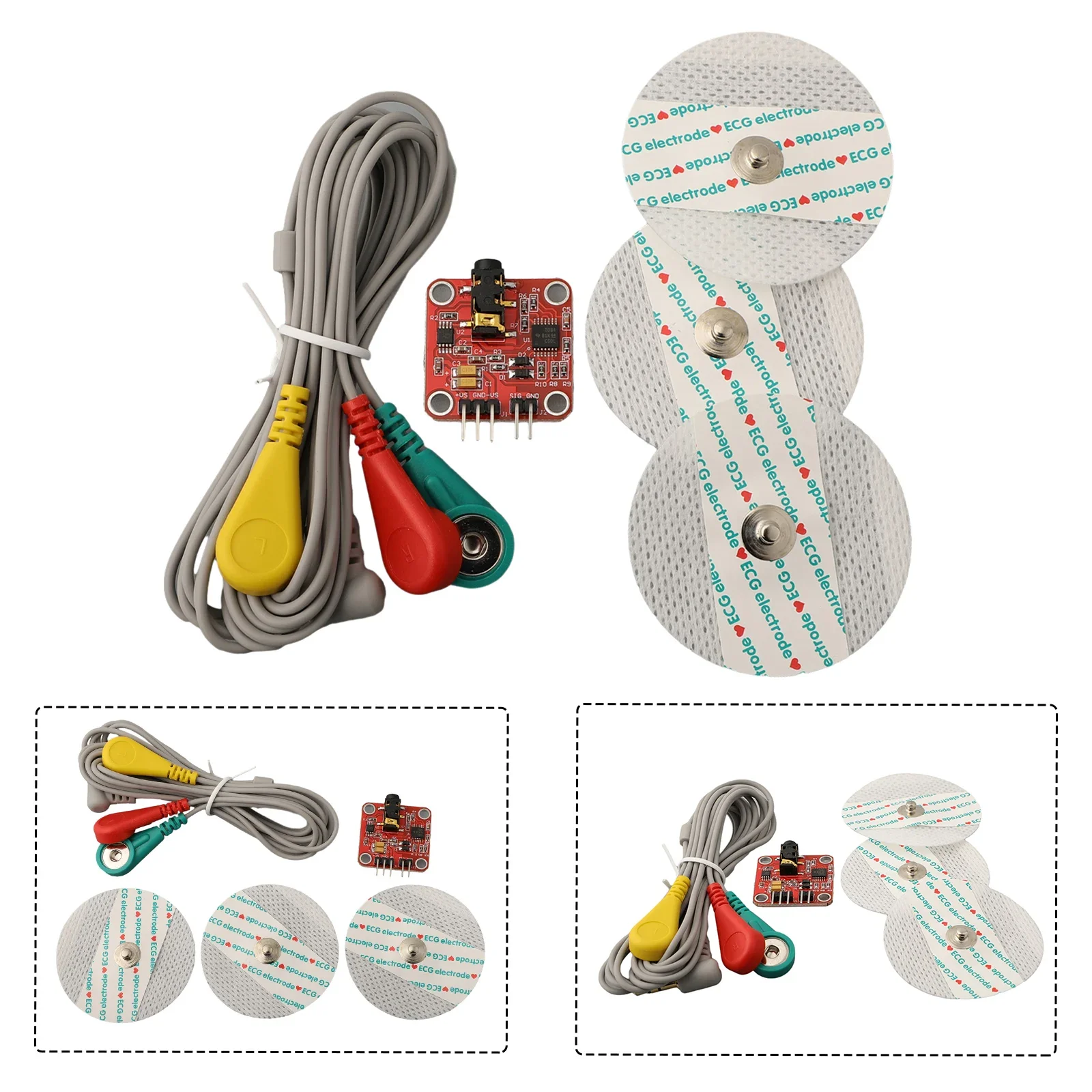 Myoelectric Analog Signal Sensor Acquisition Module 5V For EMG Sensor Module Accessories 3.2x2.72x3.8cm
Myoelectric Analog Signal Sensor Acquisition Module 5V For EMG Sensor Module Accessories 3.2x2.72x3.8cm