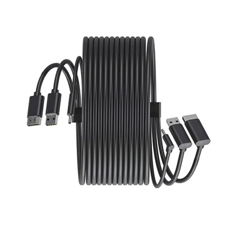 【BRAND NEW】1 PCS Replacement Cable -Compitable 5M, USB, Power VR Games Accessories Plastic For HTC Vive 3-In-1
【BRAND NEW】1 PCS Replacement Cable -Compitable 5M, USB, Power VR Games Accessories Plastic For HTC Vive 3-In-1