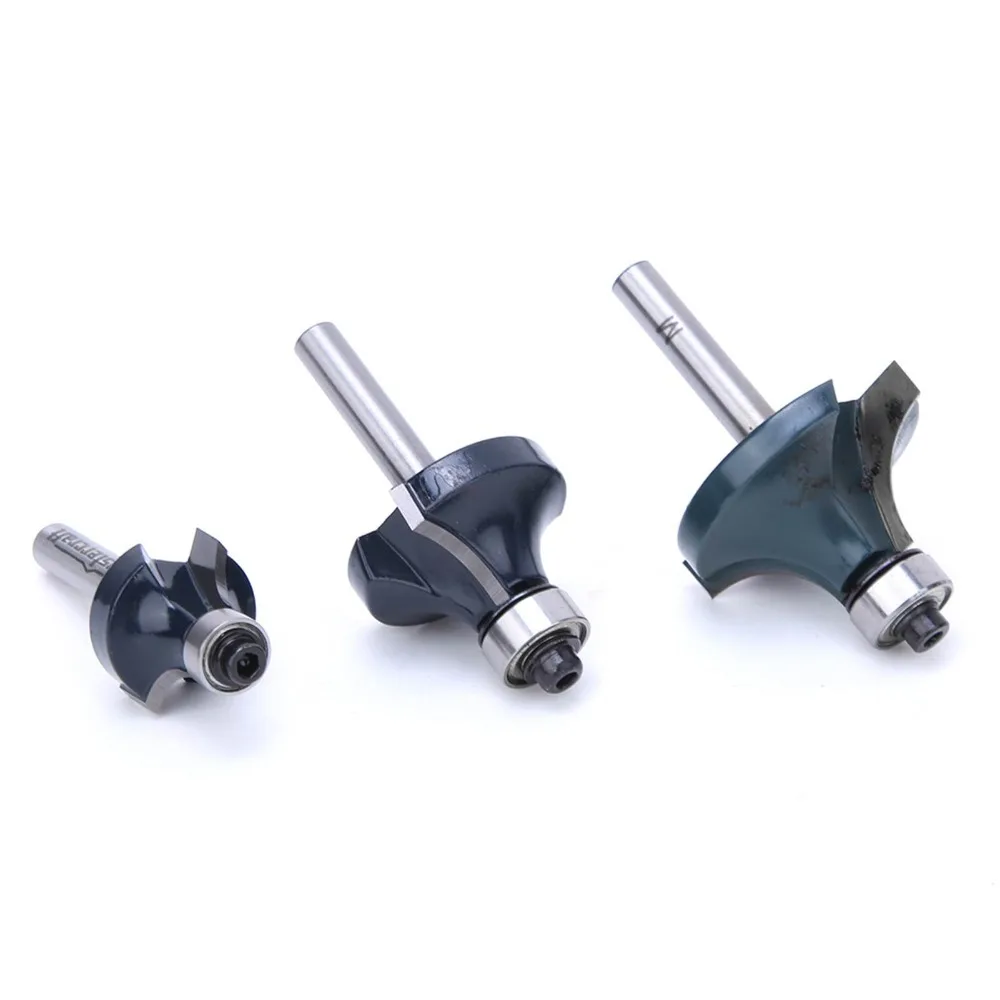 3pcs 1/4 Inch Shank Corner Round Over Router Bit Strength With Bearing Woodworking Milling Cutter Long Life Router Bits
3pcs 1/4 Inch Shank Corner Round Over Router Bit Strength With Bearing Woodworking Milling Cutter Long Life Router Bits