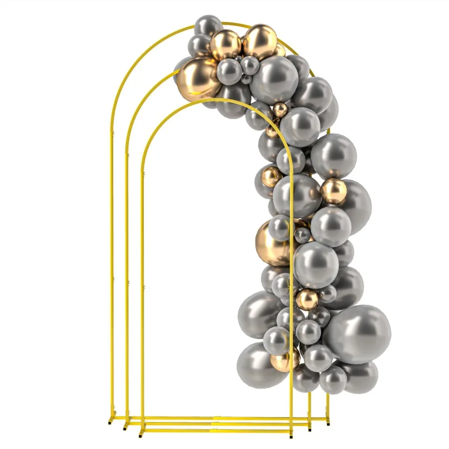 Metal Arch Backdrop Stand Set of 3 7 6.5 6 ft Wedding Arch Frame Balloon Backdrop Arch Stand Set for Birthday Party Bridal Sho
Metal Arch Backdrop Stand Set of 3 7 6.5 6 ft Wedding Arch Frame Balloon Backdrop Arch Stand Set for Birthday Party Bridal Sho