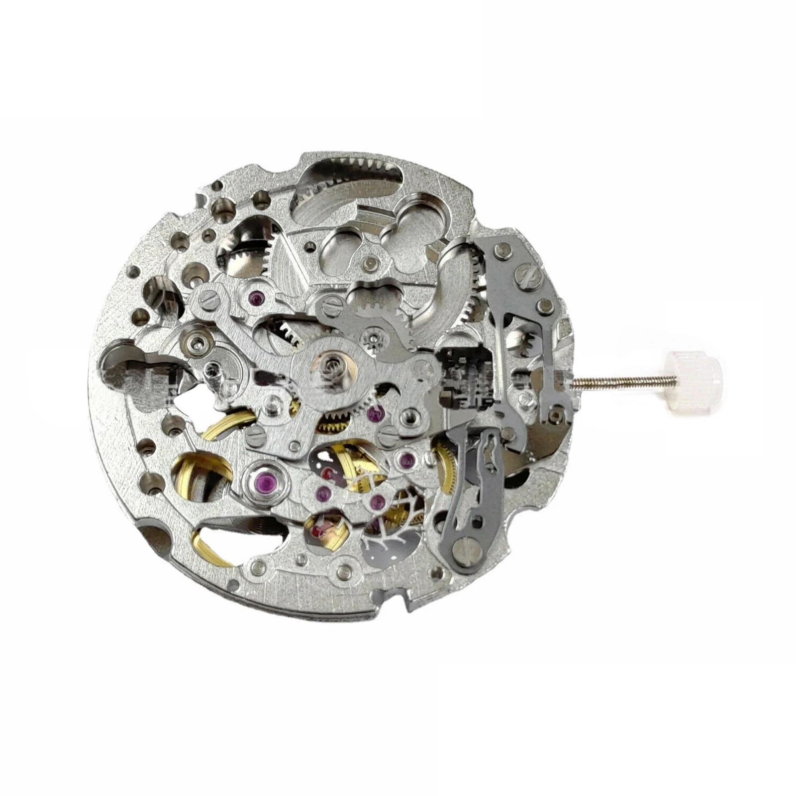 For Miyota 8N24 Watch Movement 25.6mm 3-Hand 21 jewels Automatic Mechanical Movement Skeletonized Self-Winding Watch Repair Part
For Miyota 8N24 Watch Movement 25.6mm 3-Hand 21 jewels Automatic Mechanical Movement Skeletonized Self-Winding Watch Repair Part