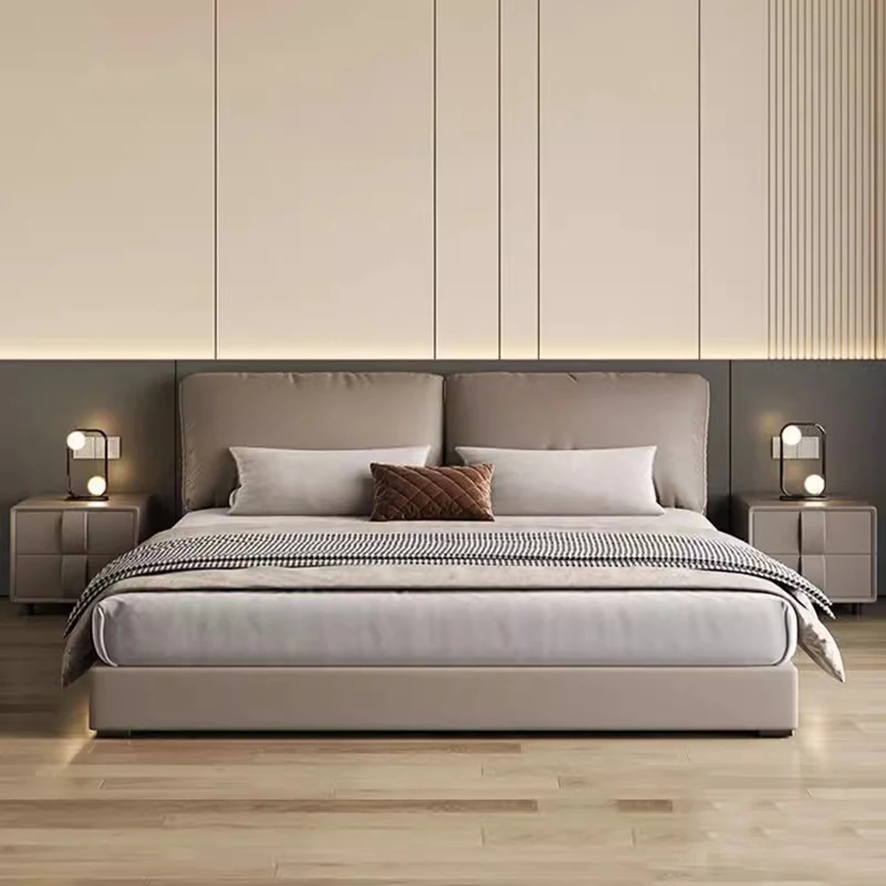 Fancy Minimalist Bed Frames Aesthetic Modern Lounge French Upholstery Bed Nightstands Storage Space Lit Deux Place Furnitures
Fancy Minimalist Bed Frames Aesthetic Modern Lounge French Upholstery Bed Nightstands Storage Space Lit Deux Place Furnitures