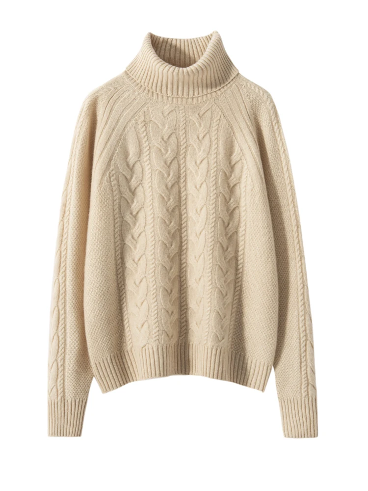 Женский свитер-водолазка из 100% кашемира, осенне-зимний, толстый, крупной вязки, повседневный, в стиле ретро, жаккардовый, женская одежда
Женский свитер-водолазка из 100% кашемира, осенне-зимний, толстый, крупной вязки, повседневный, в стиле ретро, жаккардовый, женская одежда