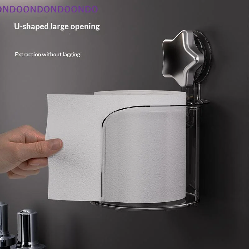 Transparent Suction Cup Tissue Holder Cute Star Design No Drilling Large Capacity For Bathroom And Kitchen Use
Transparent Suction Cup Tissue Holder Cute Star Design No Drilling Large Capacity For Bathroom And Kitchen Use
