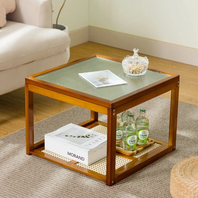 Stable Coffee table living room household tea table tea table small apartment light luxury modern glass solid wood balcony
Stable Coffee table living room household tea table tea table small apartment light luxury modern glass solid wood balcony