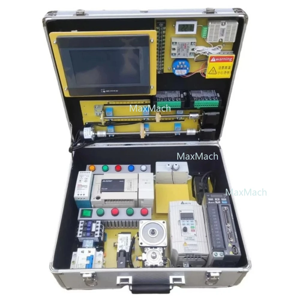 Customized FX3U PLC Training Kit Test Practice Box Learning HMI Touch Screen Programming Teaching For Mitsubishi
Customized FX3U PLC Training Kit Test Practice Box Learning HMI Touch Screen Programming Teaching For Mitsubishi