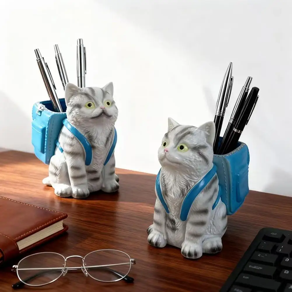 Resin Pen Holder Cute Cat Desk Organizer Cat Pen Holder Cute Cat Backpack Pen Holder Organizer Desktop Pencil Cup For Cats Lover
Resin Pen Holder Cute Cat Desk Organizer Cat Pen Holder Cute Cat Backpack Pen Holder Organizer Desktop Pencil Cup For Cats Lover