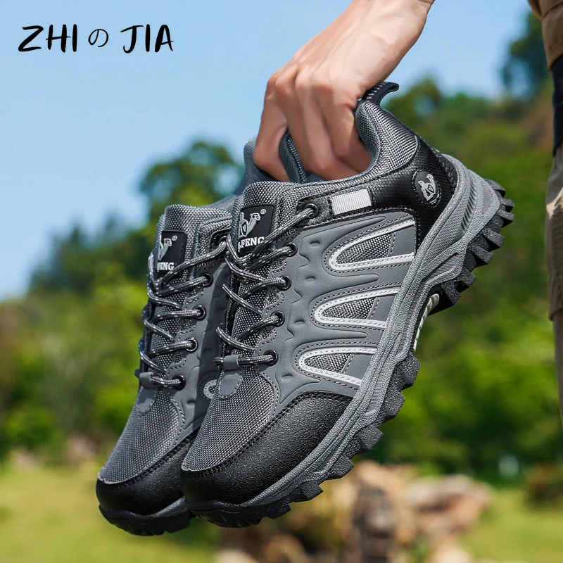 New Oversized Outdoor Anti Slip Mountaineering Shoes Spring Autumn Mesh Breathable Sports Shoes Men's Travel Hiking Shoes 40-50
New Oversized Outdoor Anti Slip Mountaineering Shoes Spring Autumn Mesh Breathable Sports Shoes Men's Travel Hiking Shoes 40-50