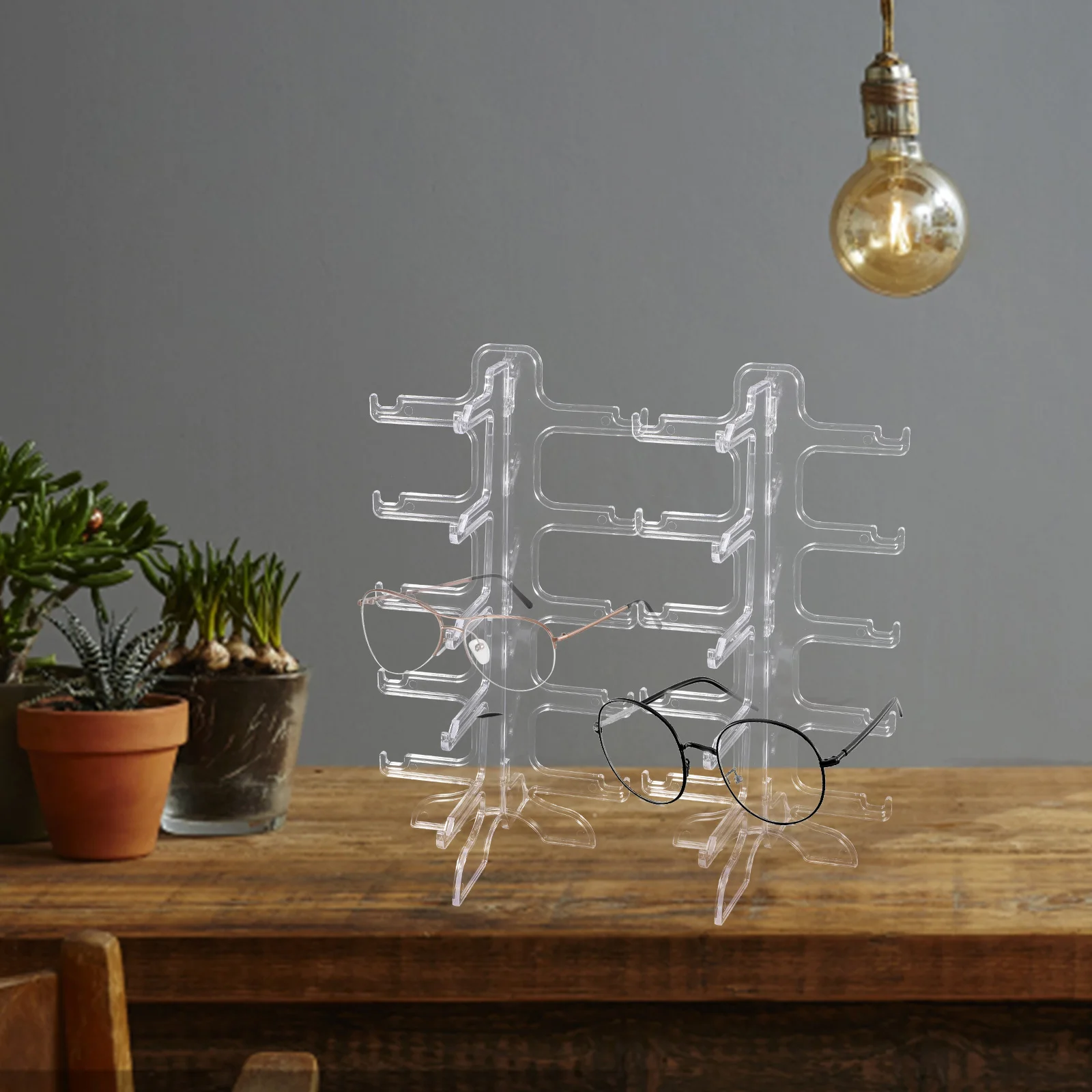 2Pcs Clear Eyeglasses Stand Riser Multipurpose Glasses Display Stand Holder Sunglasses Rack Storage Trendy Desktop 
2Pcs Clear Eyeglasses Stand Riser Multipurpose Glasses Display Stand Holder Sunglasses Rack Storage Trendy Desktop