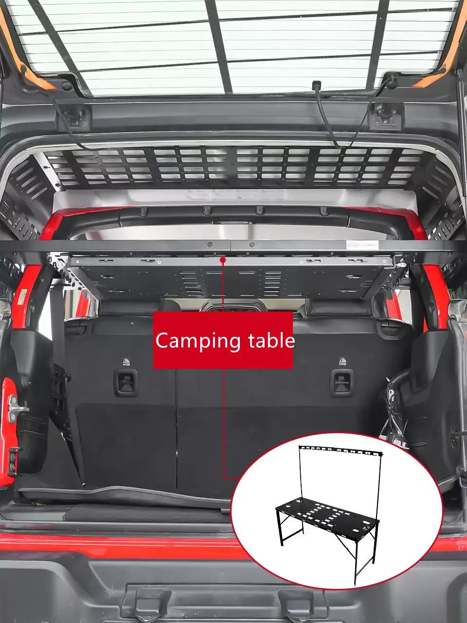 Открытый кемпинговый стол и органайзер для багажника, полка для хранения грузов, стеллажи для мусора для Jeep Wrangler JL 4-дверный 2018-2025
Открытый кемпинговый стол и органайзер для багажника, полка для хранения грузов, стеллажи для мусора для Jeep Wrangler JL 4-дверный 2018-2025