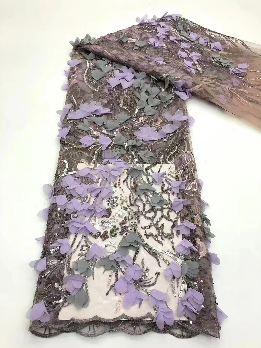 Luxury 3d Flower Lace Fabric Latest Sequins Tulle Lace Fabric Embroidered Tube Beads Applique Nigerian Fabric For Sewing Xb
Luxury 3d Flower Lace Fabric Latest Sequins Tulle Lace Fabric Embroidered Tube Beads Applique Nigerian Fabric For Sewing Xb