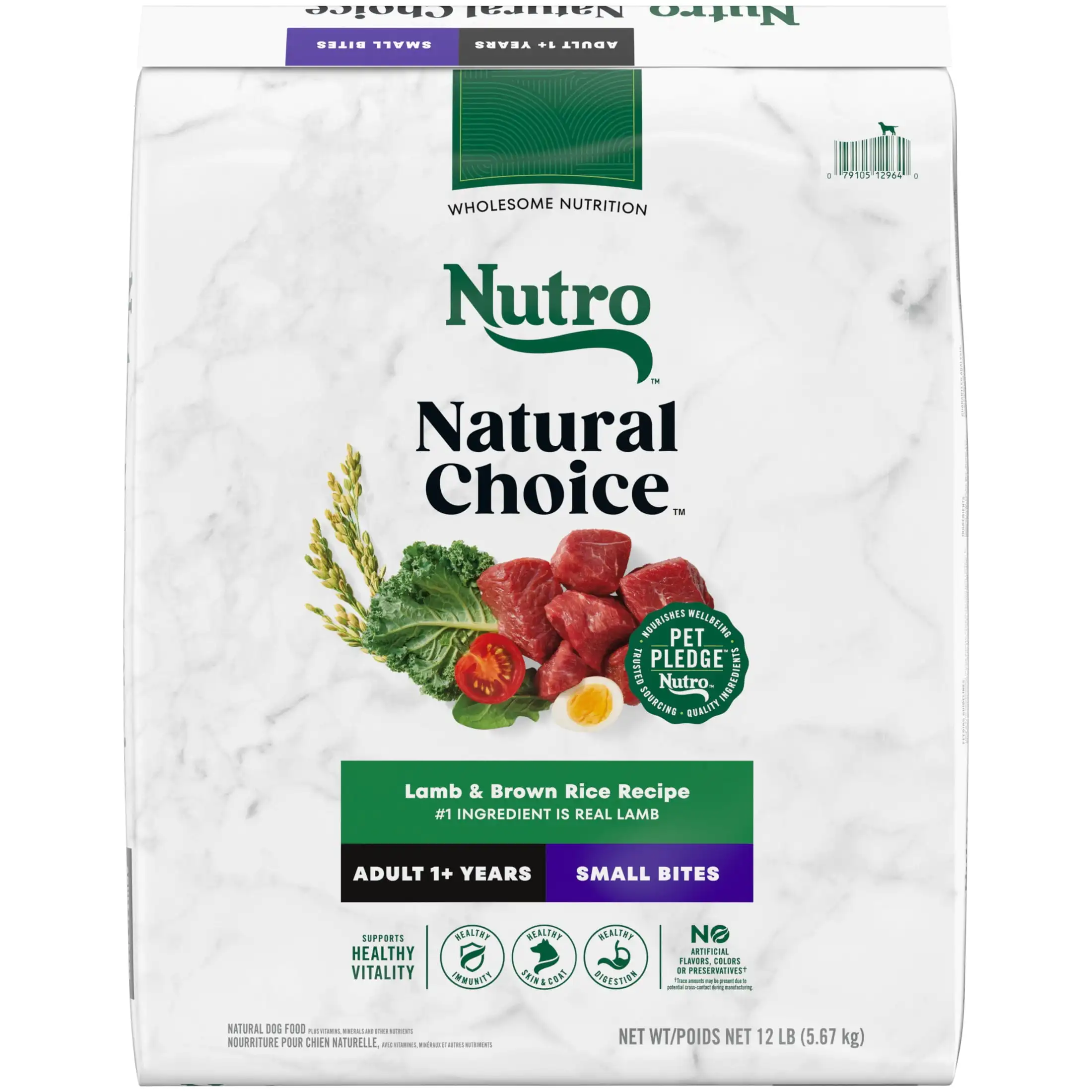 Nutro Natural Choice, сухая корм для собак для взрослых, рецепт из ягненка и коричневого риса, 12 фунтов
Nutro Natural Choice, сухая корм для собак для взрослых, рецепт из ягненка и коричневого риса, 12 фунтов