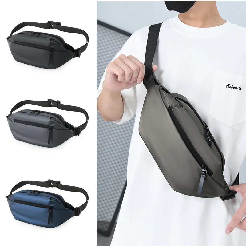 New Fashionable Men's Chest Bag, Casual Outdoor Sports Waist Bag, Multi-functional Large-capacity Single-shoulder Crossbody Bag 
New Fashionable Men's Chest Bag, Casual Outdoor Sports Waist Bag, Multi-functional Large-capacity Single-shoulder Crossbody Bag