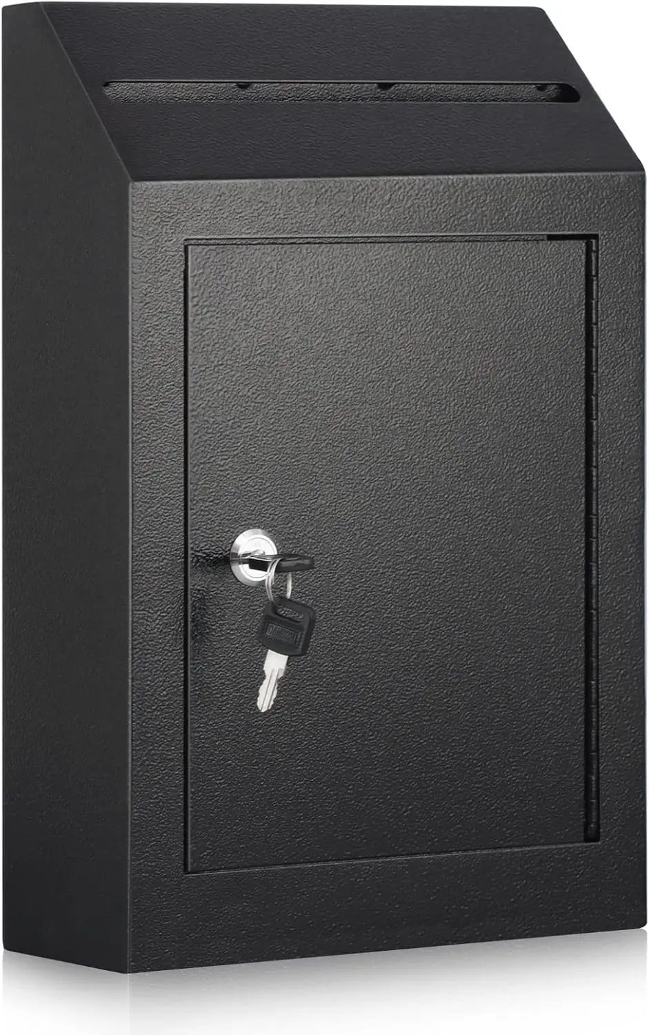 Wall-Mounted Mailbox, Heavy Duty Locking Drop Box for Mail & Documents, 15x12x4 inch, Black
Wall-Mounted Mailbox, Heavy Duty Locking Drop Box for Mail & Documents, 15x12x4 inch, Black
