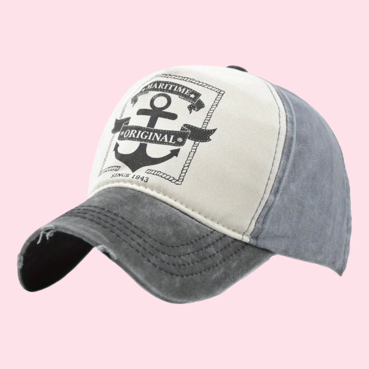 Soft Washed Snapback Hat Vintage Color Block Baseball Cap with Distressed Print Unisex Dad Hat for Casual Outdoor Daily Wear
Soft Washed Snapback Hat Vintage Color Block Baseball Cap with Distressed Print Unisex Dad Hat for Casual Outdoor Daily Wear