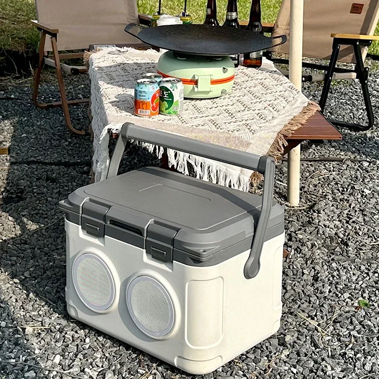 Plastic Insulated Ice Cooler Outdoor Box Portable Beer Can Drinking Cooler Box With Speakers
Plastic Insulated Ice Cooler Outdoor Box Portable Beer Can Drinking Cooler Box With Speakers