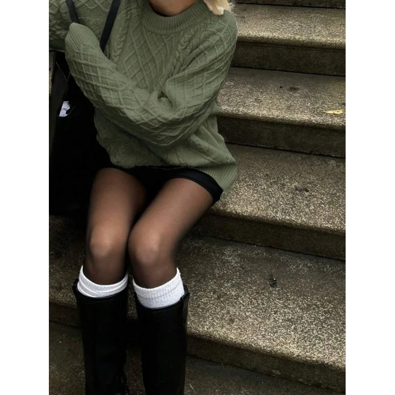 Loose Diamond Pattern Sweater Women's Ultra-Thin Spring Fashion Casual Knitwear Comfortable Fit Maxi Length Crew Neck
Loose Diamond Pattern Sweater Women's Ultra-Thin Spring Fashion Casual Knitwear Comfortable Fit Maxi Length Crew Neck