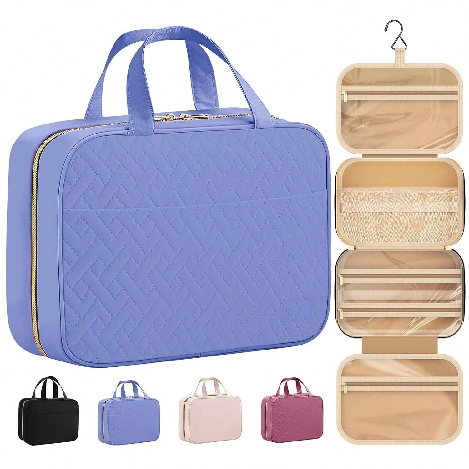 Travel Toiletry Bag - Hanging Toiletry Bag For Women & Men, Makeup Bag/Big Comparment, Waterproof For Travel Accessories, Travel
Travel Toiletry Bag - Hanging Toiletry Bag For Women & Men, Makeup Bag/Big Comparment, Waterproof For Travel Accessories, Travel
