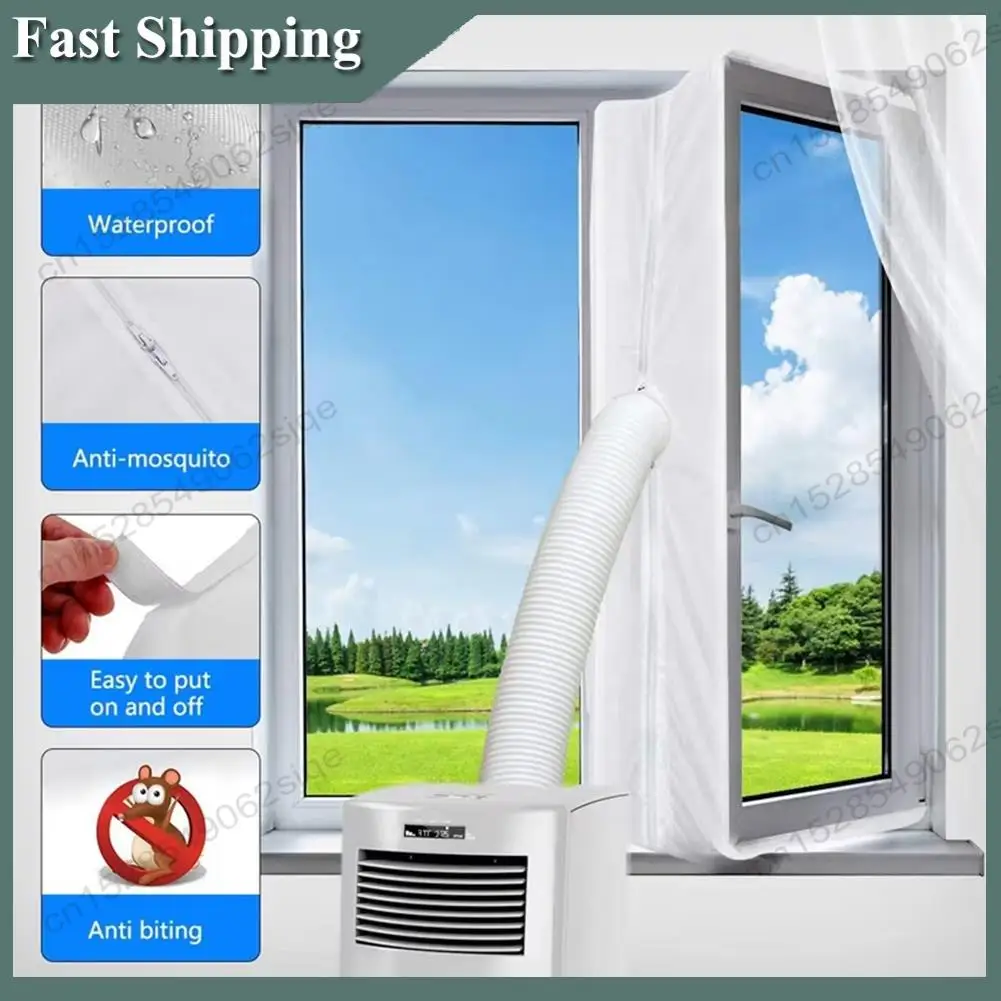 -ABKM Airlock Window Seal For Portable Air Conditioner,300 Cm Flexible Cloth Sealing Plate Window Seal With Zip/Adhesive
-ABKM Airlock Window Seal For Portable Air Conditioner,300 Cm Flexible Cloth Sealing Plate Window Seal With Zip/Adhesive