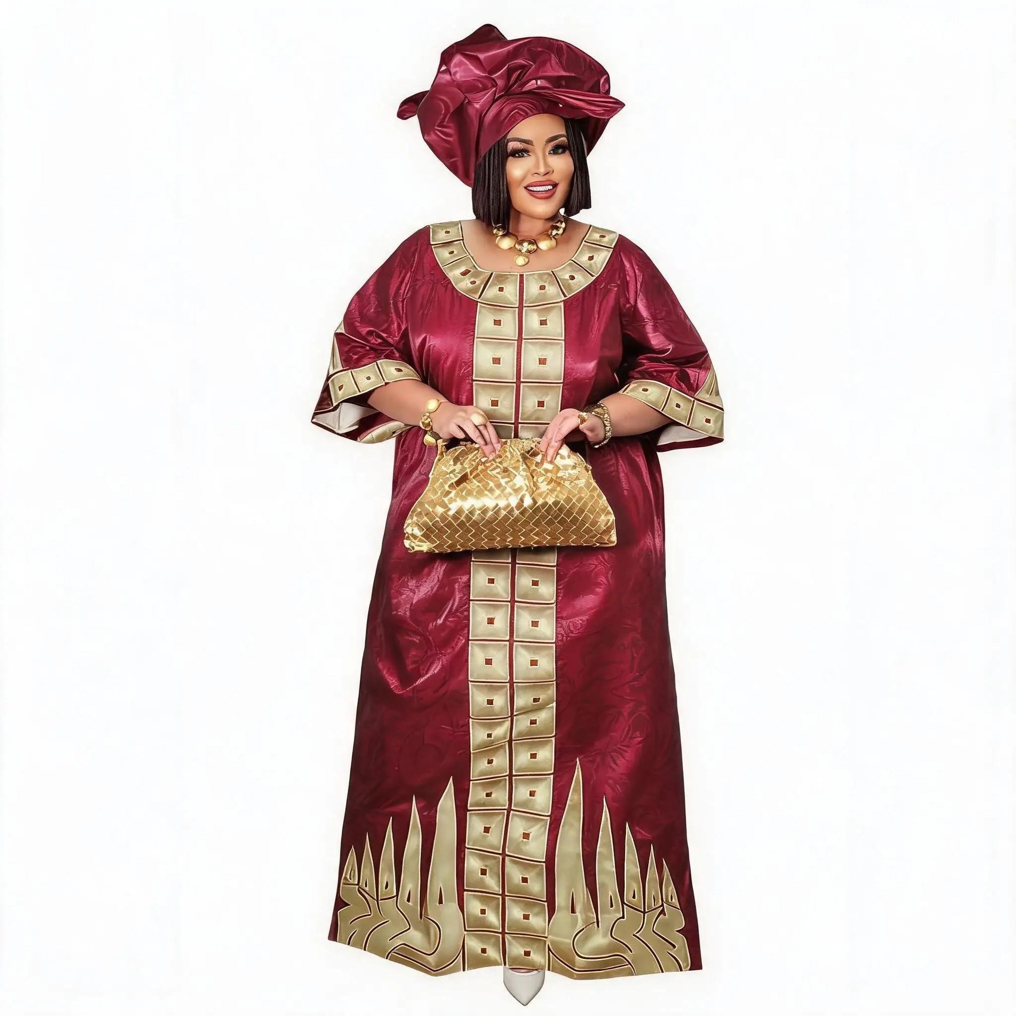 African Dress For Women Abaya Embroidery Plus Size Elegant Party Church Dress
African Dress For Women Abaya Embroidery Plus Size Elegant Party Church Dress